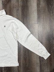 Vintage Polo Ralph Lauren Turtle Neck Size Large White Long Sleeve Pony Logo USA