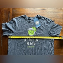 Life Is Good Blue Short Sleeve Tee Casual Comfort- size Medium