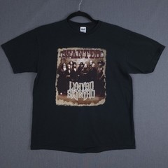 Vintage Lynyrd Skynyrd Wanted Tour Shirt Size XL Black Short Sleeve Rock 2004