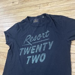 Scotch & Soda Resort Twenty Two Shirt Adult XXL Black Blue/Green Beach Comfort