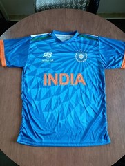 India Men’s T20 World Cup 2024 Unbranded Cricket Shirt Size Large