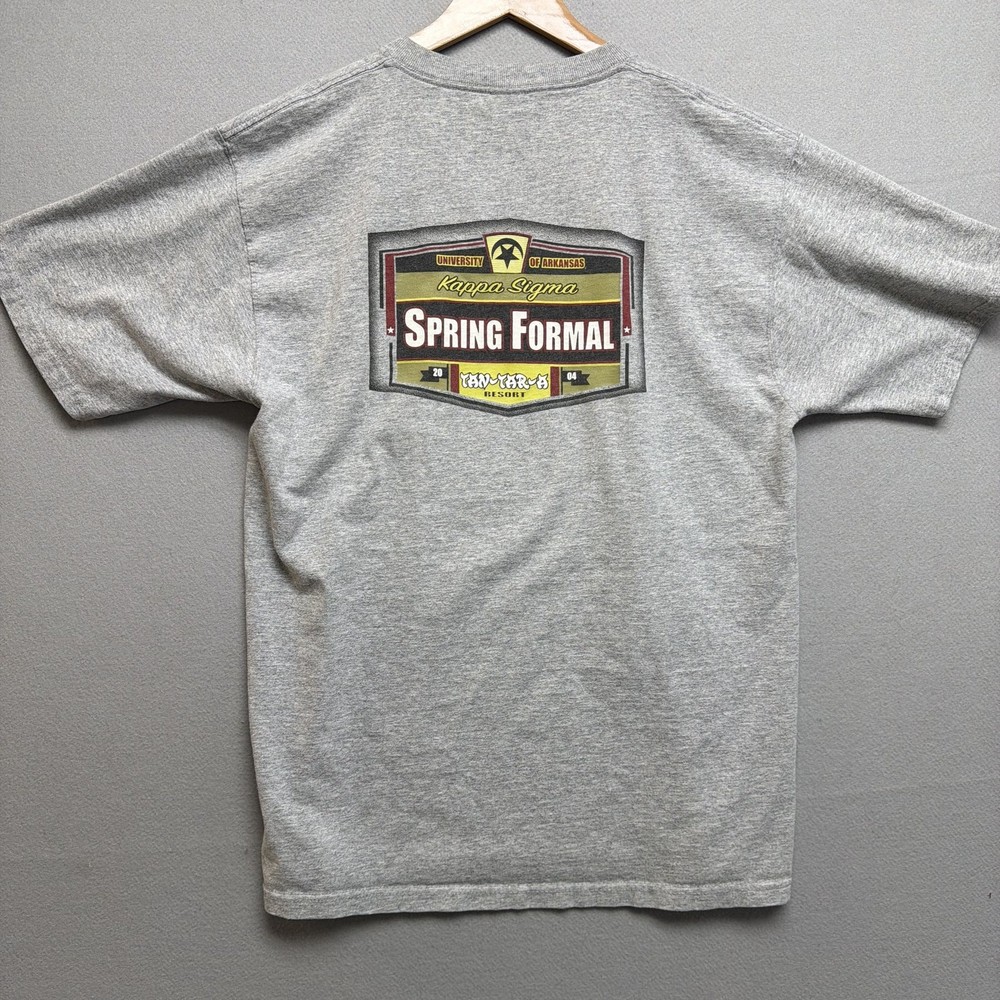 Vintage Y2K Kappa Sigma Arkansas Spring Formal T Shirt Size Large