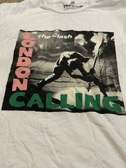 The CLASH LONDON CALLING Cotton White All Size Unisex Shirt