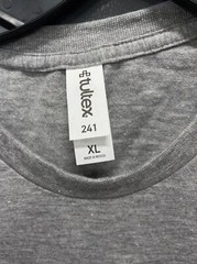 Tultex 241 Grey Tee Unisex XL “Muzungu Safari & Outdoor Tours”