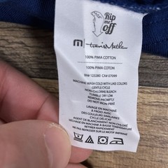Travis Mathew T Shirt Mens Small Blue Crew Neck Cotton Short Sleeve Golf NEW