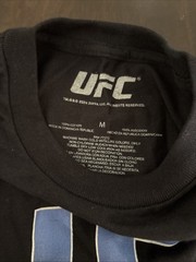 NEW! UFC Worldwide Shirt MENS M Black Licensed Graphic Tee 100% Cotton