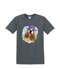T-shirt small to 3xL – HAPPY SPRINGER spanial dog – adult