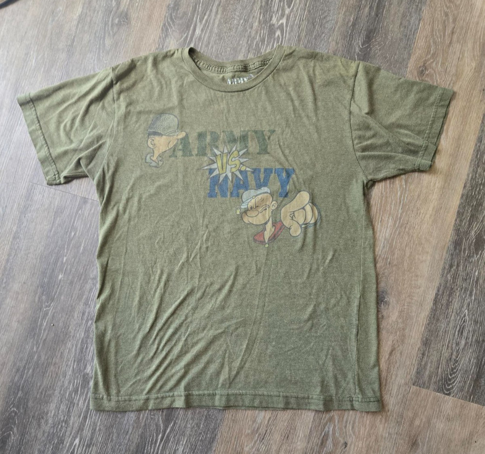 Vintage Army Vs Navy Popeye Tee Shirt – M