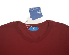 Kired by Kiton NWT $295 Red Crepe Cotton Short Sleeve Slim T-Shirt 3XL (58 IT)