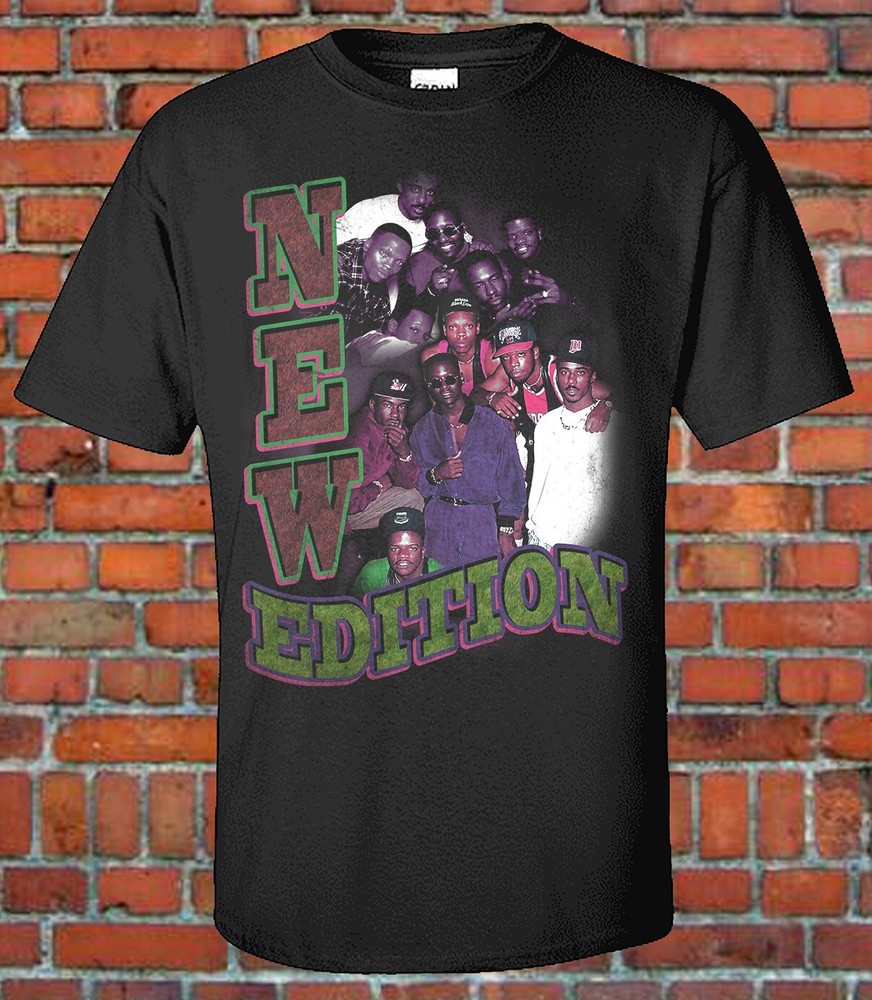 New Edition R&B Music Group Singer T-Shirt Unisex Cotton Tee Classic EXCLUSIVE