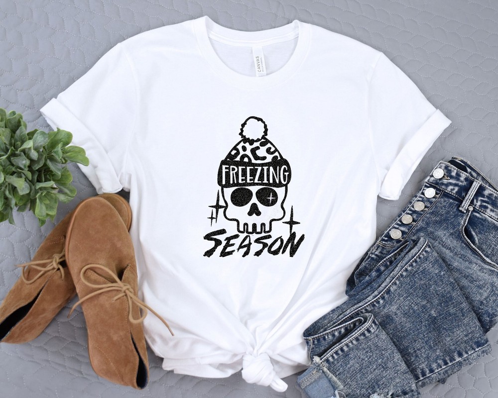 Freezing Season Shirt, Christmas Gift Tee, New Year Tshirt, Winter Shirt