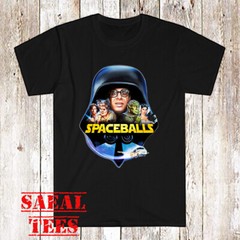 Spaceballs Space Balls Movie Men’s Black T-Shirt Size S-5XL