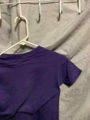 Vintage Sport T’s Shirt Adult Mens Large Purple Short Sleeve Summer School 80s