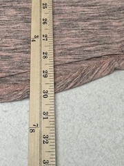 CSG Mens T-Shirt Pink-Gray Heathered Crew Neck Raglan Short Sleeve XL