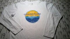 Medium Hi-Tec Catalina Island Marathon 2023 97% Poly 3% Spandex Waffle Shirt