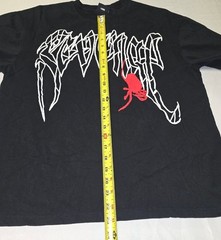 Revenge Black Spider Logo T-Shirt Large