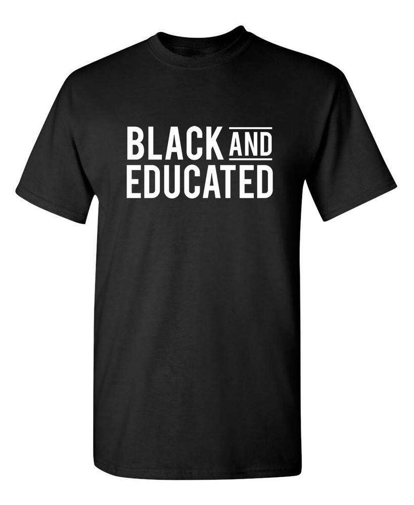 Literate Black Sarcastic Humor Graphic Super Soft Ring Spun Funny T Shirt
