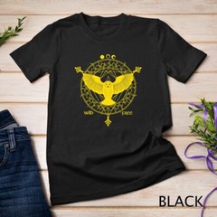 Owl Moon Geometric Pattern Wild Free Minimal Bird Space Art Tee Unisex T-shirt