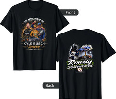 Kyle Busch Rowdy 1985-2026 Memorial NASCAR Tribute Racing Tee
