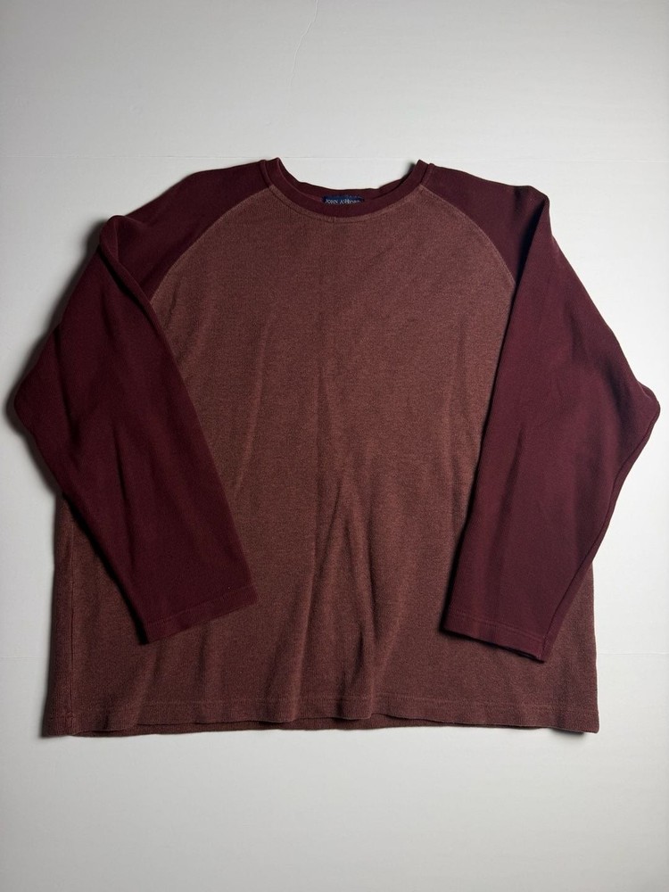 John Ashford Men’s Size Large Long Sleeve Raglan Thermal Shirt