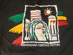 VTG 90s Birmingham Heritage Festival Shirt Mens Large Jazz Blues Alabama Black