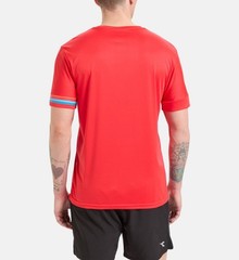 Diadora New Red T-Shirt Small Italian Soccer Casual Men’s Tee
