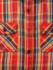Two Moon Check Flannel Shirt M – Missing One Button
