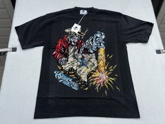 WARREN LOTAS Pumpin Thru Texas T-Shirt Men’s Size L Black Washed
