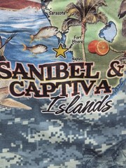 Sanibel Captiva Island T-shirt Large 100% Cotton Machine Washable