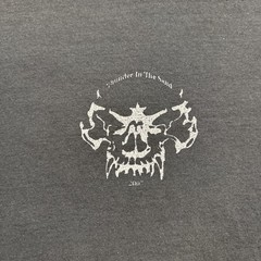 Vintage West Coast Choppers Shirt Mens Large Black 90s Skeleton Skull Faded