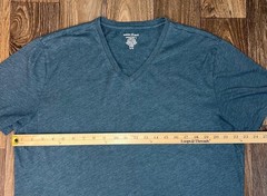 Banana Republic Women Vee Short Sleeve V Neck Premium Wash T-Shirt XL