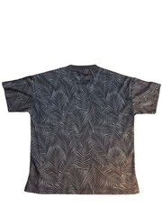 Converse Mesh Vented Jersey Shirt Mens Black Palm Print Athletic Tee NWT L