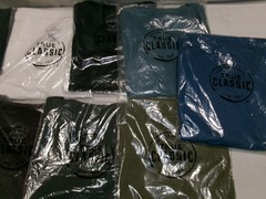 True Classic Crew Neck Short Sleeve Tees Assorted Sizes & Colors