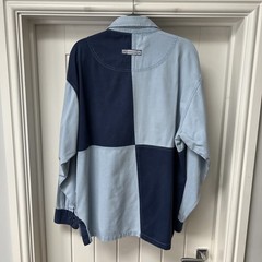 Deal Rugby Polo Shirt Men’s XL Blue 100% Cotton Long Sleeved Chest Pocket Top