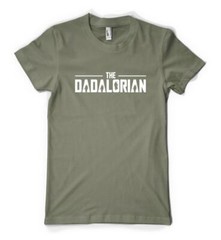 The Dadalorian Mando Dad Father Boba Fett Personalised Unisex Adult T Shirt