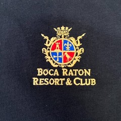 Boca Raton Resort Shirt Men Small Golf Club Spell Out Club Work Party Core Nw