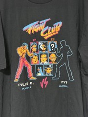 Fight Club t-shirt, Player Select retro arcade game graphic, Tyler Durden, 2XL