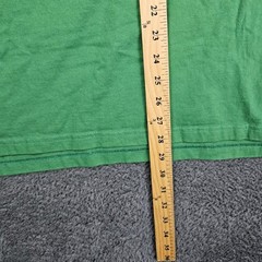 John Deere Men’s Green Embroidered Logo T Shirt XL Cotton