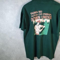 Vintage Fruit Of The Loom Sigma Nu Alpha Chi SingleStitch TShirt Men XL C30145
