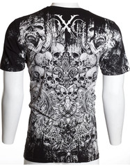 Xtreme Couture Affliction Men’s T-Shirt OFFERING Skull Black Tattoo Biker S-3XL