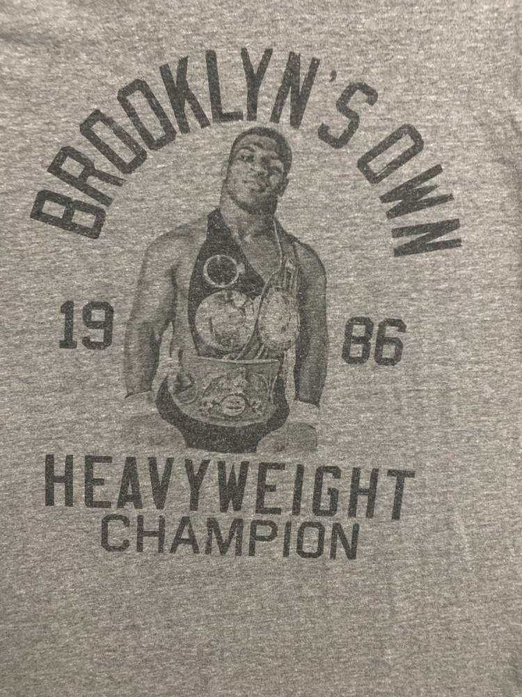 Roots of Fight Iron Mike Tyson T-Shirt BROOKLYNS OWN Heavyweight Champion 1986 S