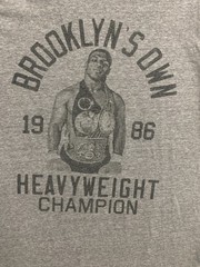 Roots of Fight Iron Mike Tyson T-Shirt BROOKLYNS OWN Heavyweight Champion 1986 S
