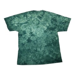 Vintage 90s Discovery Channel Tie Dye Rainforest Tshirt Green Frog Nature Large
