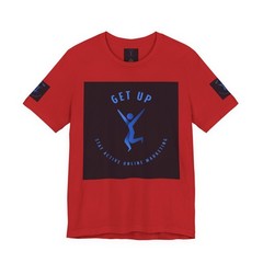Get Up Active Figure Tee | Motivational Fitness Graphic Shirt