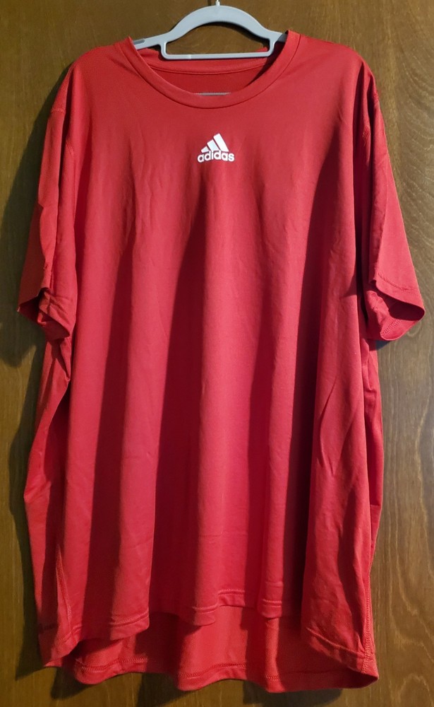 Adidas Men’s Creator SS Athletic T-Shirt 2XL Red w White Logo EK0092