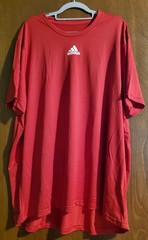 Adidas Men’s Creator SS Athletic T-Shirt 2XL Red w White Logo EK0092