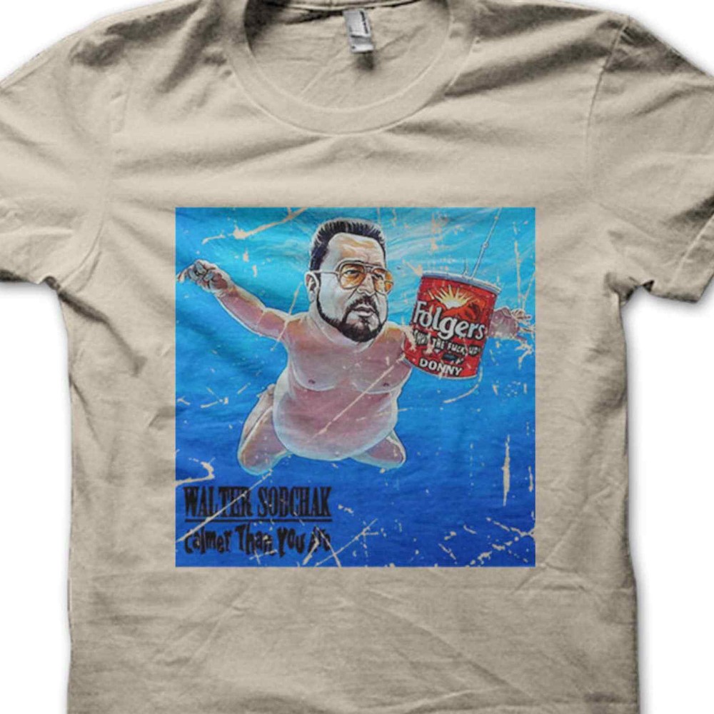 The BIg Lebowski Dude Walter Sobchak Waltvana Vintage printed t-shirt 010