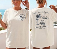 Custom Family Vacation 2026 Shirt Matching Summer Beach Trip Tee