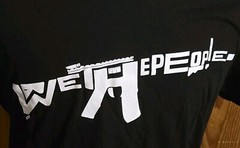 We the People Holsters T Shirt M-16 Rifle Graphic Men SMALL Black Tactical Shirt