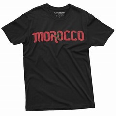 Morocco T-shirt Kingdom of Morocco Flag Tee Mens Shirt Patriotic National Tee